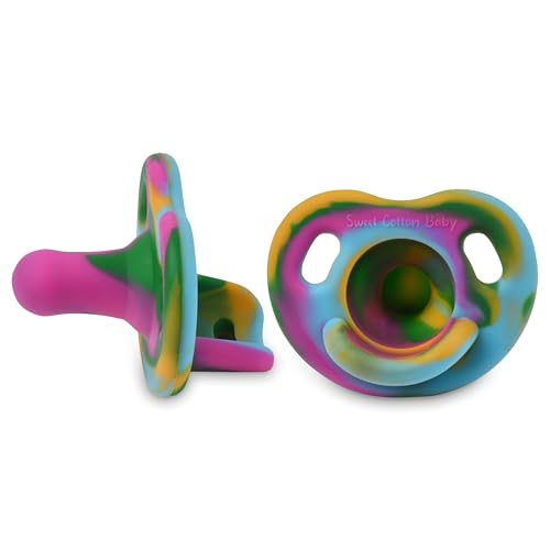 Image of Sweet Cotton Baby Pacifier – Soft Silicone – 0-36 Months – BPA Free – Natural Latch – Lightweight, Dishwasher Safe – for Newborns, Infants, Toddlers