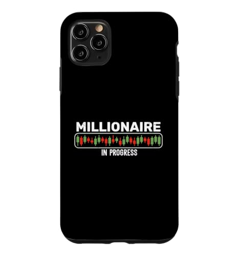 Millionaire In Progress - Trader Trading �A���e�B�[�N���f�U�C�� �X�}�z�P�[�X iPhone 11 Pro Max �p