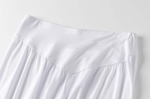 AvaCostume Womens Modal Cotton Soft Yoga Sports Dance Harem Pants, S, White - Thumbnail 4