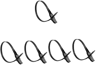 Bicycle Lock,5pcs Cable Tie Combination Lock Electric BIK Heavy Duty Bike Lock Home Bike Safety Bike Lock Simple Style Bike Lock Anti- Bike Lock Household Motorcycle Lock Bike Supply Portable