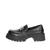 Laura Biagiotti Women's Black Loafers, Black, 6 UK