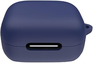 فرونجرت حافظة حماية لسماعات الرأس بلوتوث متوافقة مع سماعات انكر ساوند كور R50i NC من السيليكون مضادة للصدمات انكور R50i ازرق كحلي