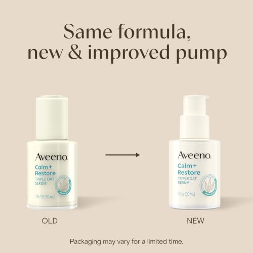 Image of Aveeno Calm + Restore Triple Oat Face Serum, 1 fl. oz