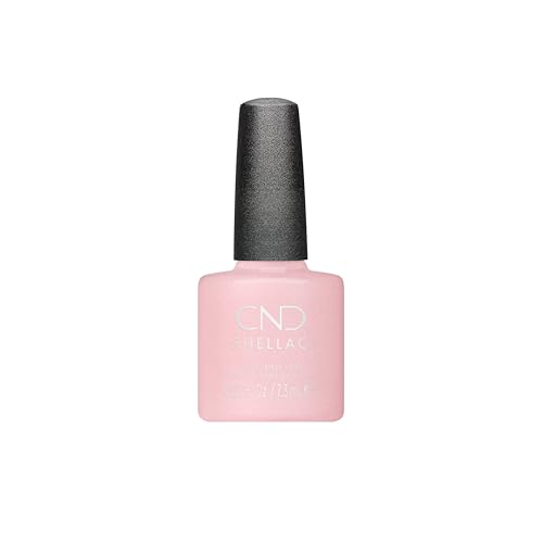 CND Shellac Gel Nail Polish Long-lasting Nail Paint Color with Curve-hugging Brush 118 Grapefruit sparkle 0.25 fl oz
