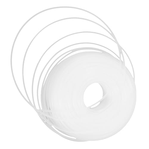 INOOMP Trimmerfaden, 1 Rolle, Weiß Nylon