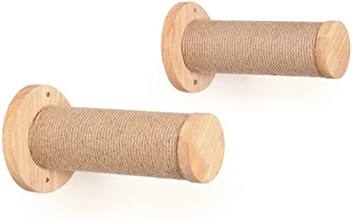 FUKUMARU Cat Wall Furniture, 11.8 Inch Cats Steps for Drywall, Ki...