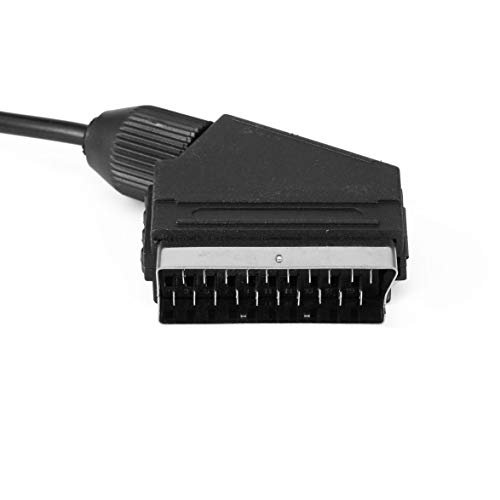 Sylvialuca 1.8M/6Ft Eu Version V-Pin Scart Cable Rgb Av Cables Pal For Sega Genesis 2 Mega Drive Md 2 #TOP1