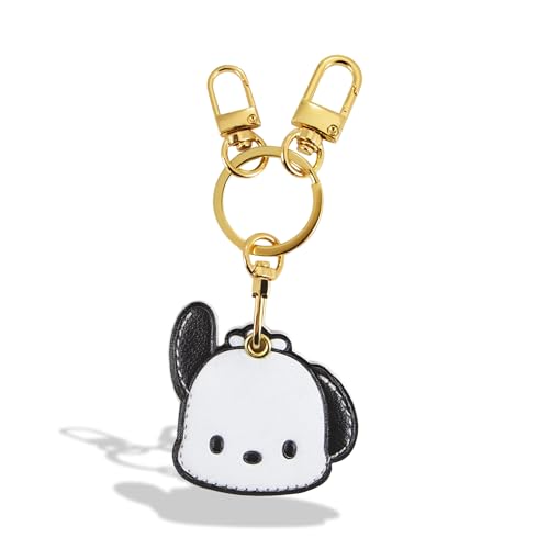 Image of Sonix x Sanrio Character Keychain Case Compatible with Apple AirTag | Protective AirTag Cover Keychain | Pochacco