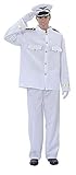 Herren Kapitn Sailor Officer Uniform Kostm