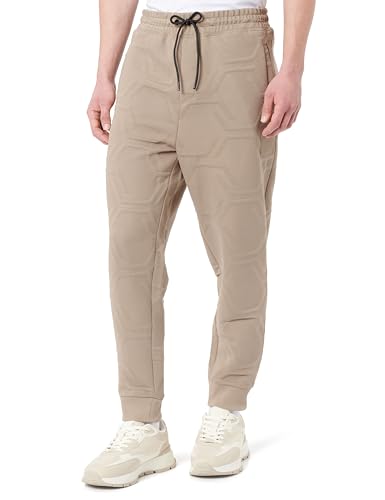 Pantalon en jersey BOSS de luxe Hadiko Hexaquilt coupe loose haut de gamme