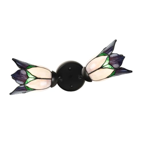 Double spot noir avec Lovely Flower Purple par Art Deco Trade pour plafond