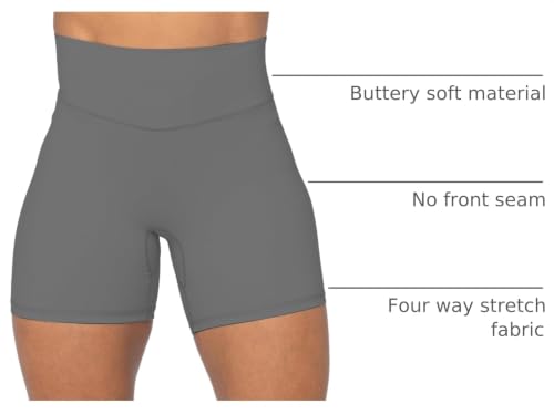 Image of Sunzel No Front Seam High Waist Biker Shorts for Women, Squat Proof Yoga Workout Gym Bike Shorts | 3, 5 Or 8-Inch Inseam, High Waisted, Tummy Control, No Front Seam, Buttery Soft, Compression Fit, Squat Proof