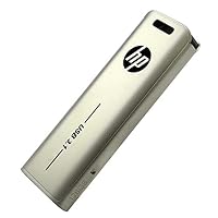 HP x796w USB 3.1 Flash-Laufwerk 64 GB, Push-and-Pull-Design, Metallic-Finish – Ansicht 2
