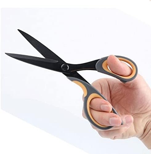 Craft Scissors Scissors, Stainless Steel, Office Cutting Paper, Etc, Strong and Wear-, Black, Comfortable Handle, High Temperature Resistance Scissors