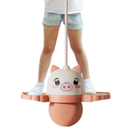 Boul à sauter avec pédale antidérapante pour équilibre enfant