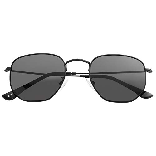 Image of Kursan Small Round Metal Polarized Sunglasses for Men Women Mirrored Lens Classic Circle Sun Glasses