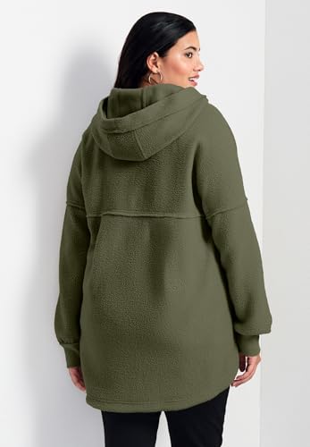 Women's Plus Size Weekender Hooded Fleece Jacket2