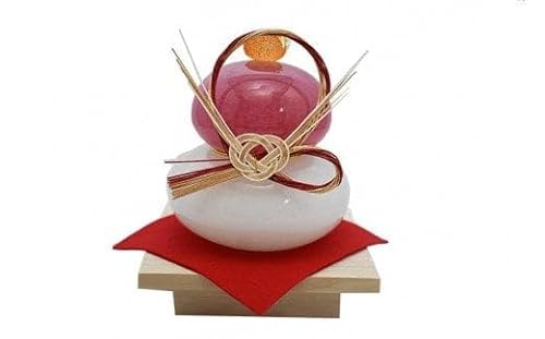 おめでたい紅白鏡餅(大)KM-N5[粋工房]