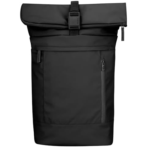 Journext Timeless Rolltop Backpack with Laptop Compartment Cover
