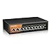 keepLiNK PoE Switch 10-Port Gigabit LAN Switch mit 8 PoE+ Ports, 2 1000Mbps Uplink Ports, 120w Built-in Power Supply, IEEE-802.3af/at PoE, Lüfterlos, Plug-and-Play, Robustes Metallgehäuse Ort mit günstig Kaufen-keepLiNK PoE Switch 10-Port Gigabit LAN Switch mit 8 PoE+ Ports, 2 1000Mbps Uplink Ports, 120w Built-in Power Supply, IEEE-802.3af/at PoE, Lüfterlos, Plug-and-Play, Robustes Metallgehäuse