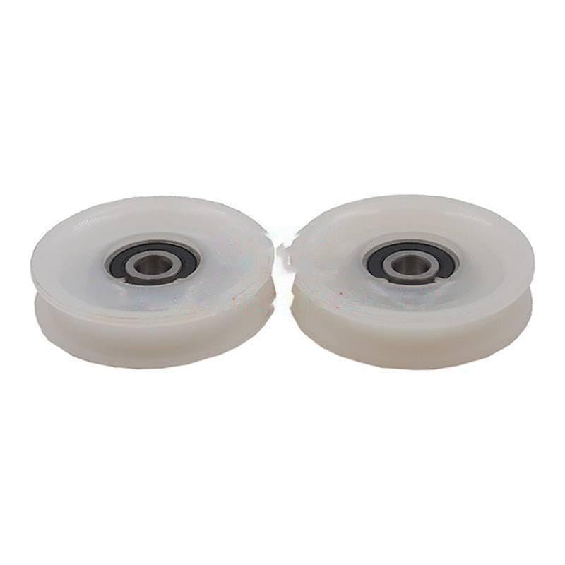 10PCS A/B Elevator Door Hanger Roller Flat/Round Groove 70x17x6200 70x17x6200 OD70mm W17mm Bearing 6200RS (Default Send:A)