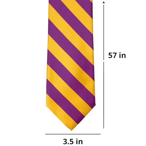 Image of tiemart Men's Striped Tie Standard Length