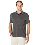 Nautica Polo Interlock Sólido, Carbón Heather, Medium