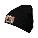 BQUOUQ Knit Hats Anderson Rapper Paak Beanie Hat Cuffed Winter Hat Skull Watch Cap for Men and Women Fisherman Beanies for Outdoors Black