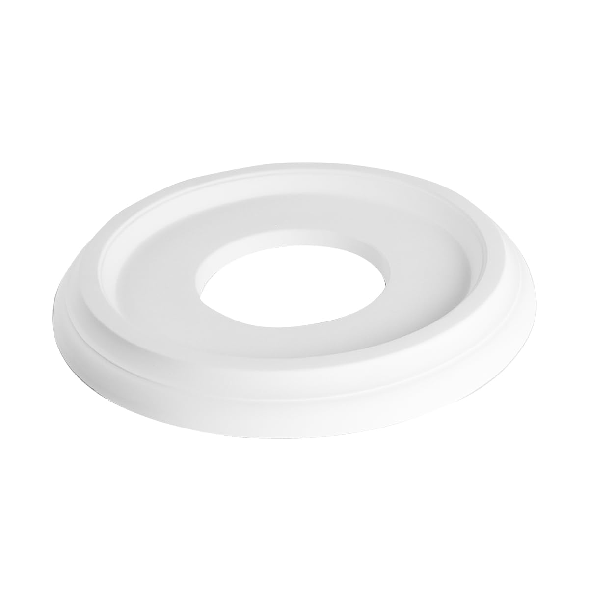 Laroal 10 Inch 25CM PU Ceiling Medallion Decorative Base for Light Fixtures Modern Eco-Friendly Ceiling Decoration with 3CM Thickness for Chandeliers - Image 2