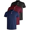 Teesmen Polo T Shirt for Men Comfortable Breathable Golf Short Sleeve Polo Shirt Lightweight Set 4 XXXX-Large