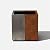 Veradek Corten Steel Series Cube Planter - Square Metal Planter for Outdoor Patio/Garden | Naturally Rusting Steel for All-Weather Use | Modern Rustic Décor for Trees, Flowers, Tall Trees