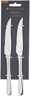 KitchenCraft MasterClass Steak Knives, Stainless Steel, 22.5 cm, Set of 2