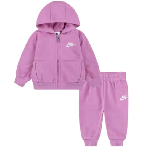 Combinaison enfant Nike rose 24 mois vêtement chaud facile à enfiler