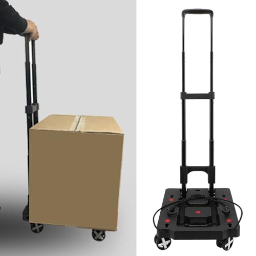Carretilla Plegable Manual con Ruedas Giratorias miniatura 5