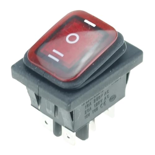 Interrupteur à bascule étanche ON OFF ON commutateur DPDT auto 12V