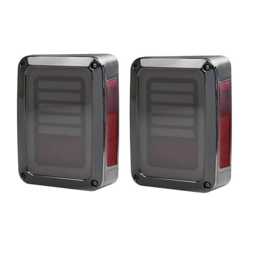 Feux arrière voiture pour Jeep Wrangler JK 2007-2016 model A en lot de 2 pièces