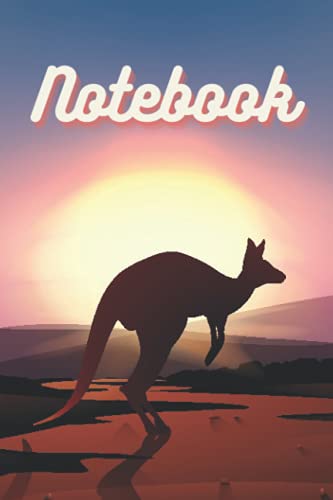 Kangaroo Notebook: Australian lover Boy & Girl Wild Animal Composition Notebook - College Ruled line pages: The perfect notebook for taking notes and jotting down ideas (School Notebooks) Paperback – 8 Jun. 2021