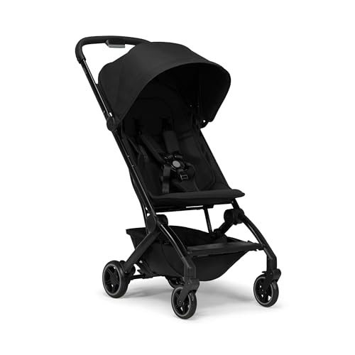 Joolz AER+ Lightweight & Compact Travel Stroller - Portable One-Hand Fold Design - Ergonomic Seat for Infant & Toddler (up to 50 lb) - XXL Sun Hood - Stroller for Airplane -Travel Pouch - Space Black - Image 5