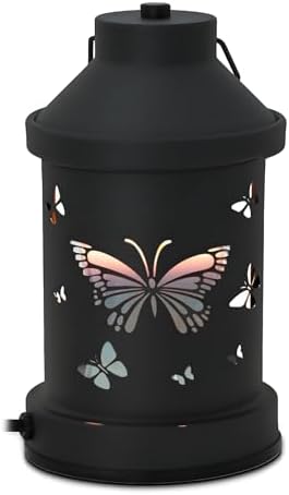 Candle Warmer Lamp Timer for Women Mom, House Warming Gifts New Home Decor, Modern Farmhouse Decor, Butterfly Candle Warmer Lanterns Vintage for All Jar Candles
