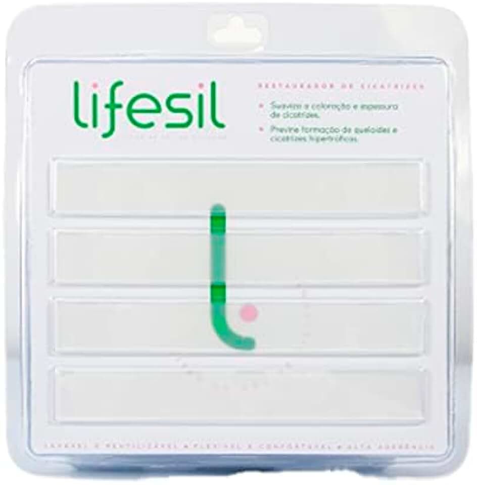 Fita de Silicone para Cicatriz e Prevenção de Queloides - UN - Lifesil (FORMATO TIRAS)