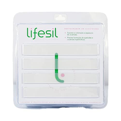 Fita de Silicone para Cicatriz e Prevenção de Queloides - UN - Lifesil (FORMATO TIRAS)