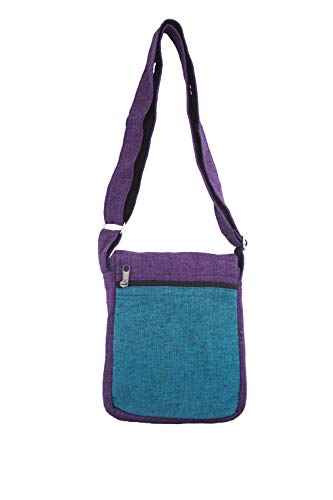 Unique Design Boho crossbody bag Hippie Bag Hiking Bag Festival Bag Travel Bag Passport Bag100% Cotton|100 VEGAN| FAIR TRADE | Handmade with Love.2