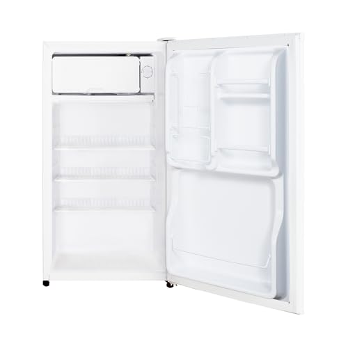 Image of Magic Chef 3.5 cu. ft. Mini Fridge in White with Interior Freezer Section