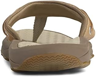 Sperry Mens Outer Banks Thong Sandals, Tan, 11 | Image 2