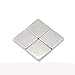 40-Piece 10x10x2mm Rectangular Magnet for refrigerators, Craft Items, whiteboards, DIY Projects, Office Magnets, Rectangular Magnets.