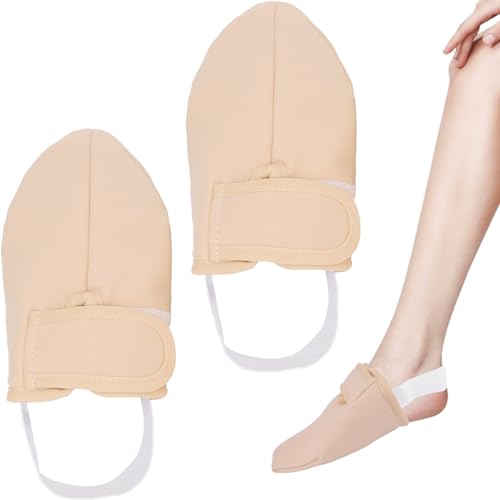 HZHSSG Kit di Impacchi di Olio di Ricino per I Piedi, 2Pcs, Kit di Impacchi di Olio di Ricino in Cotone Organico Riutilizzabile, per Alleviare I Dolori Muscolari del Piede