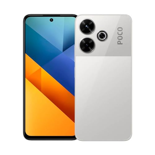 POCO M6 8GB+256GB シルバー Xiaomi POCO M6 8GB/256GB Silver (Silver) Dual SIM : Amazon