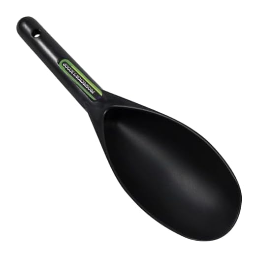 SE Black Prospector's Scoop - 12.5" Heavy-Duty Plastic Tool for Metal Detecting, Gold Panning, Treasure Hunting, and Gardening
