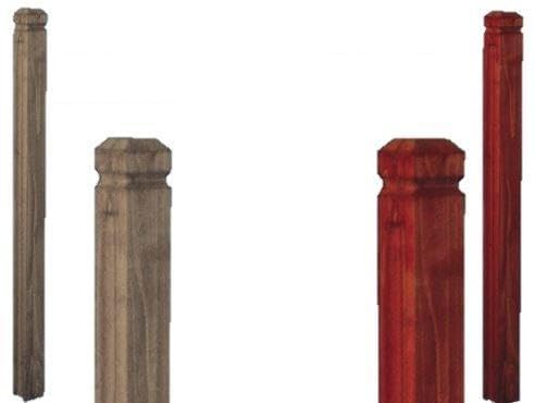 Poteaux APS Patio linéaire cm. : H 125 x 7,5 x 7,5 cm. 6 pièces.