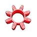 GR24 Coupler Damper Buffer, OD 55mm Coupler Damper Buffer, Rubber Solid Coupling Cushion Buffer for Steel Industry 1pc